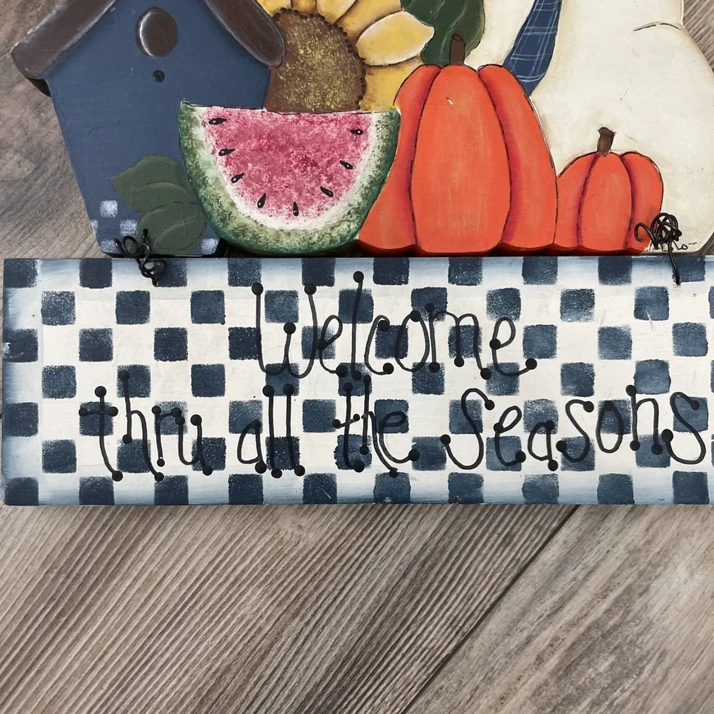 Hand Painted Wood 